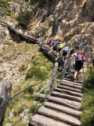 Anstieg über die "Bärenfalle"