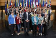 Die kfb-Frauen im Europaparlament mit Dr. Herbert Dorfmann