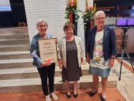 Ehrung an Rosmarie Viehweider