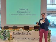 Grußworte Johanna Brunner