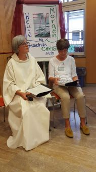 Wortgottesfeier unter der Leitung von Berta Plangger
