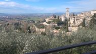 Blick auf Assisi von oben