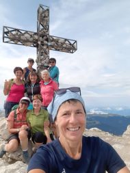 Gipfelsieg am Plattkofel (2.969 m)
