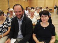 Seelsorgeamtsleiterin Elisabeth Rathgeb und Seelsorgeamtsleiter Reinhard Demetz