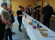 Anschließend beim Buffet