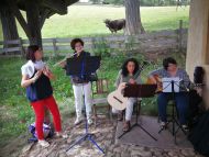 Musikgruppe für die Feier