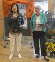 Maja Clara, Kath. Forum, begrüß die Vollversammlung