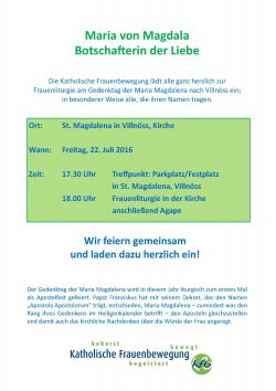 Maria von Magdala - Botschafterin der Liebe