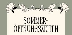 Sommeröffnungszeiten kfb-Büro!