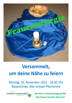 Versammelt, um deine Nähe zu feiern - Frauenliturgie