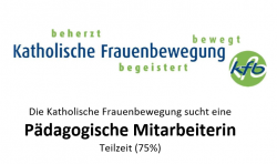 kfb sucht Pädagogische Mitarbeiterin